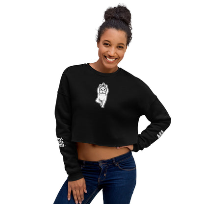 Yass Yoga - 'Cute as hell' Crop Sweatshirt