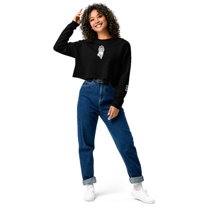 Yass Yoga - 'Cute as hell' Crop Sweatshirt