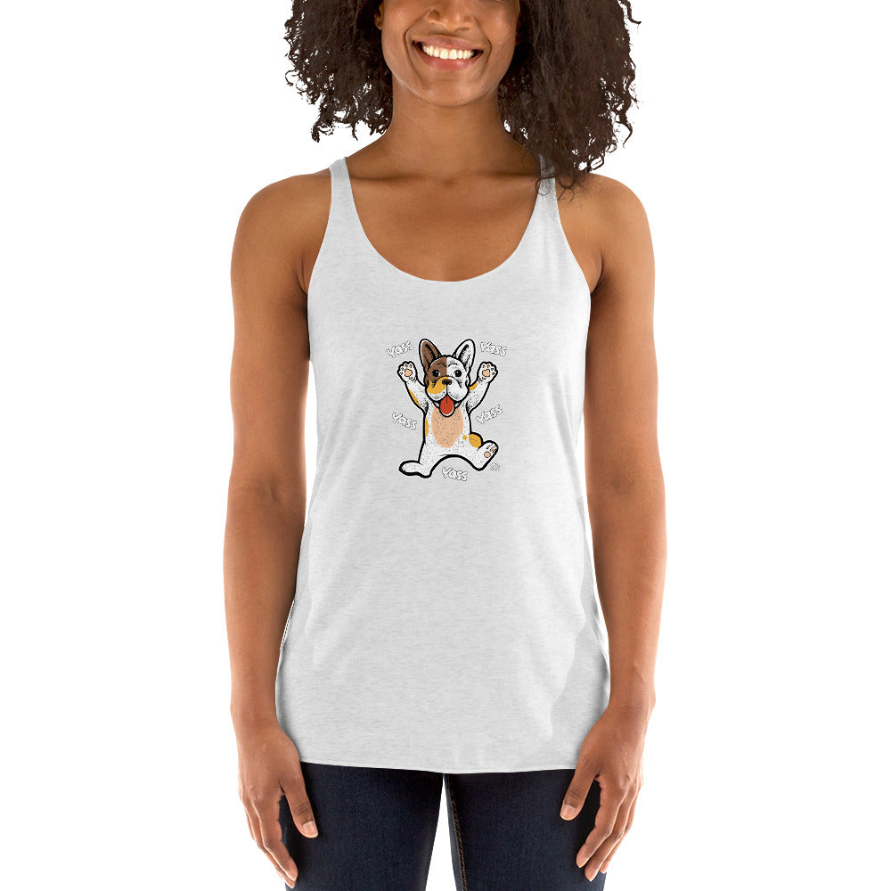 Yass Cute - yoga/gym racerback vest