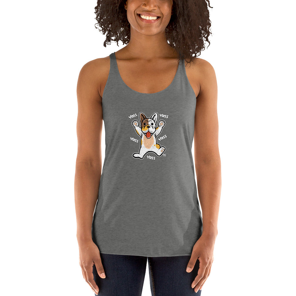 Yass Cute - yoga/gym racerback vest